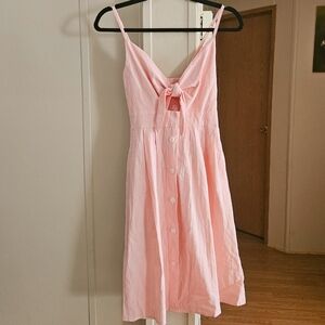 Amazon Pink Button Down Dress